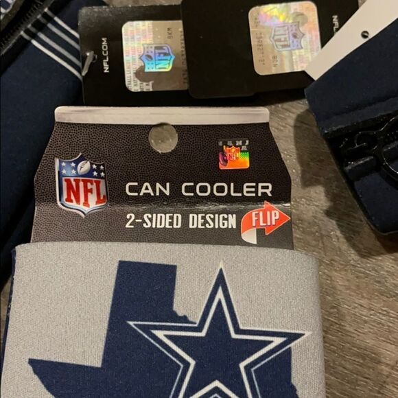 DALLAS Cowboys Koozies 3 piece bundle licensed NEW - Picture 5 of 8